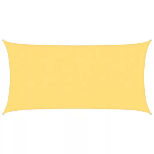 Bézs HDPE napvitorla 160 g/m² 2 x 3,5 m