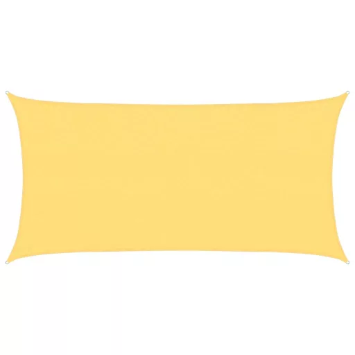 Bézs HDPE napvitorla 160 g/m² 2,5 x 4,5 m