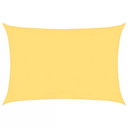Bézs HDPE napvitorla 160 g/m² 3,5 x 5 m