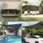 Bézs HDPE napvitorla 160 g/m² 5 x 7 m