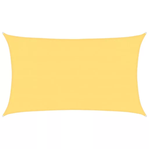 Bézs HDPE napvitorla 160 g/m² 5 x 8 m