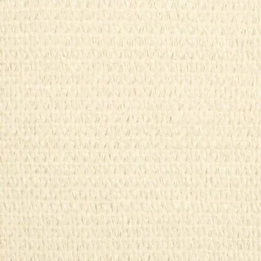 Krémszínű HDPE napvitorla 160 g/m² 3 x 3 m