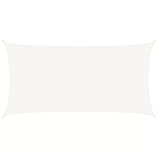 Fehér HDPE napvitorla 160 g/m² 3 x 6 m