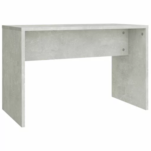 Betonszürke színű fésülködőasztal-szett 74,5 x 40 x 141 cm