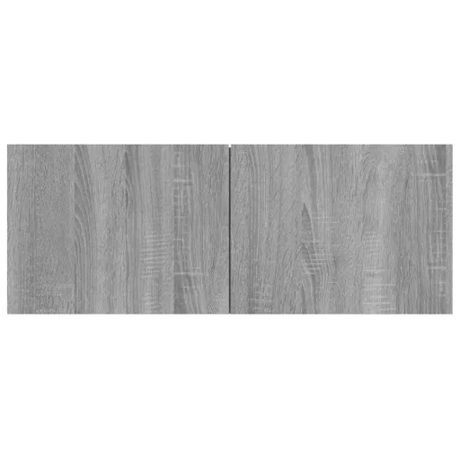 4 db szürke sonoma színű szerelt fa TV-szekrény 80 x 30 x 30 cm