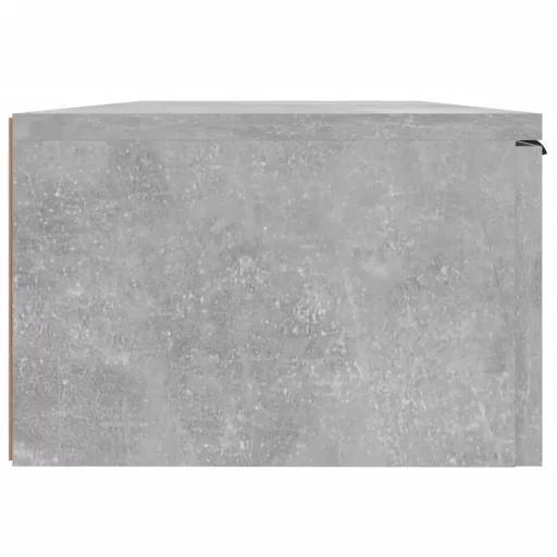 2 db betonszürke szerelt fa fali szekrény 68 x 30 x 20 cm