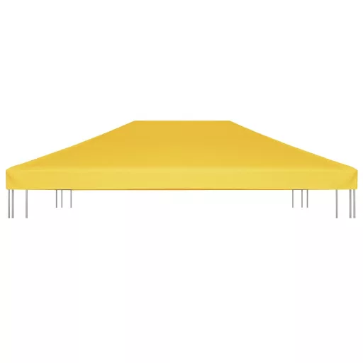 Sárga pavilon-tetőponyva 270 g/m²  4 x 3 m