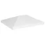 Fehér pavilon-tetőponyva 270 g/m²  4 x 3 m