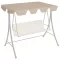 Bézs csere ponyva kerti hintaágyhoz 150/130 x 105/70 cm