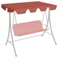   Terrakotta csere ponyva kerti hintaágyhoz 150/130 x 105/70 cm