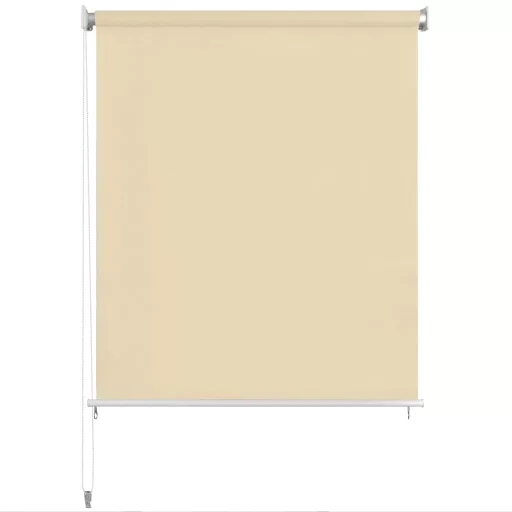 Krémszínű kültéri HDPE roló 80 x 230 cm
