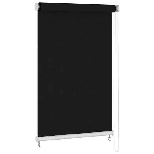 Fekete kültéri sötétítő roló 160 x 230 cm
