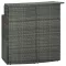 Szürke polyrattan kerti bárasztal 120 x 55 x 110 cm