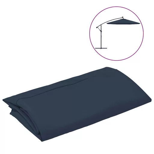 Kék konzolos napernyő csereponyva 300 cm