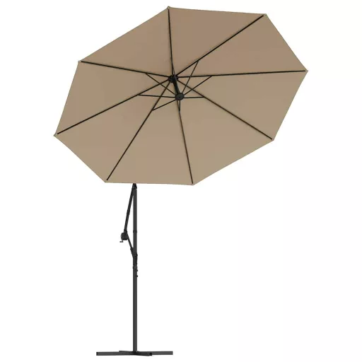 Konzolos napernyő csere szövet bézs 350 cm