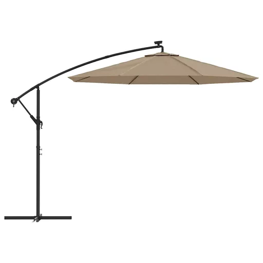 Konzolos napernyő csere szövet bézs 350 cm