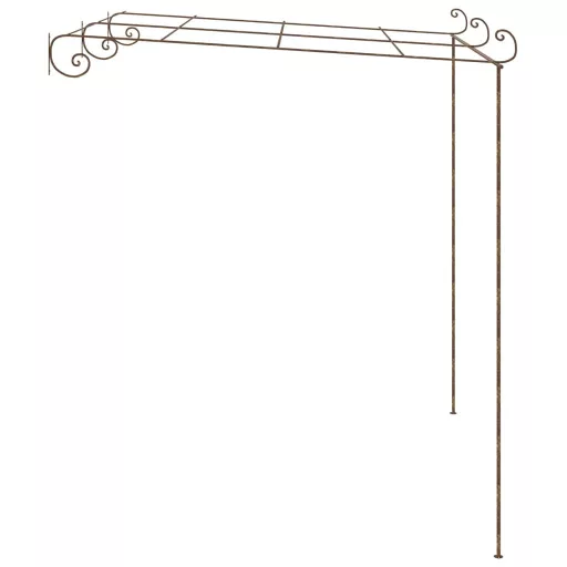 Antik barna vas kerti pergola 3 x 3 x 2,5 m