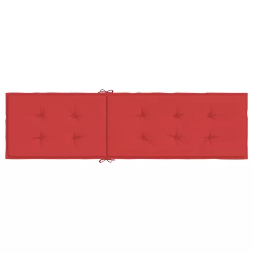 Piros nyugágypárna (75+105) x 50 x 4 cm