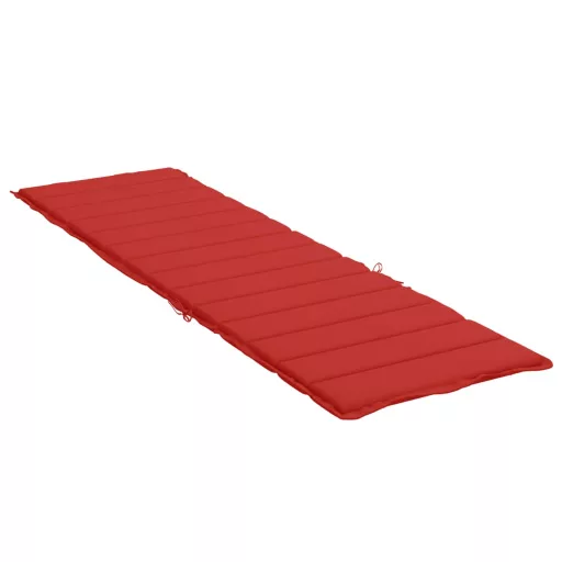 Piros oxford szövet napozóágy párna 200 x 60 x 3 cm
