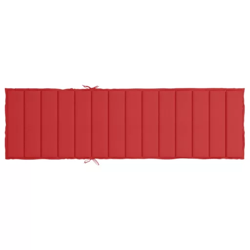 Piros oxford szövet napozóágy párna 200 x 60 x 3 cm