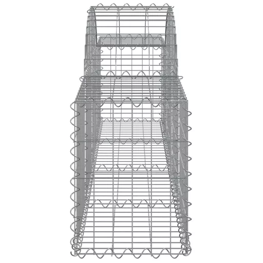 30 db íves horganyzott vas gabion kosár 200x30x40/60 cm