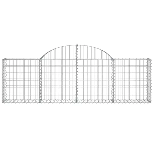 40 db íves horganyzott vas gabion kosár 200x30x60/80 cm