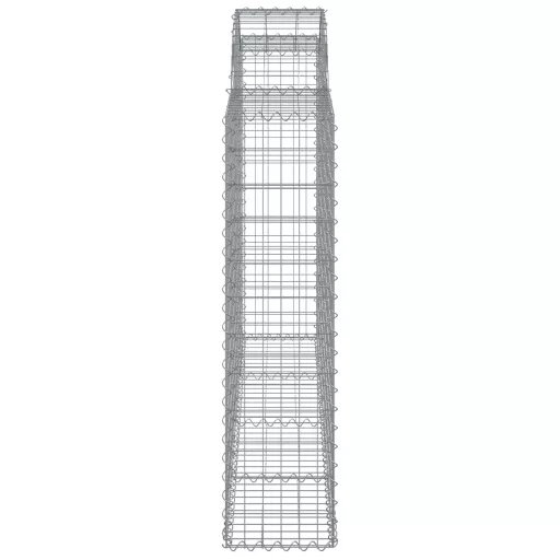 30 db íves horganyzott vas gabion kosár 200x30x120/140 cm