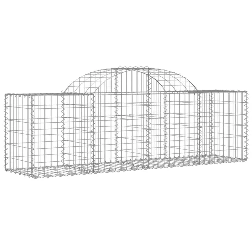 50 db íves horganyzott vas gabion kosár 200x50x60/80 cm