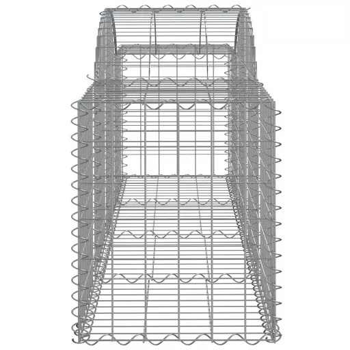 50 db íves horganyzott vas gabion kosár 200x50x60/80 cm