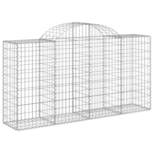 50 db íves horganyzott vas gabion kosár 200x50x100/120 cm