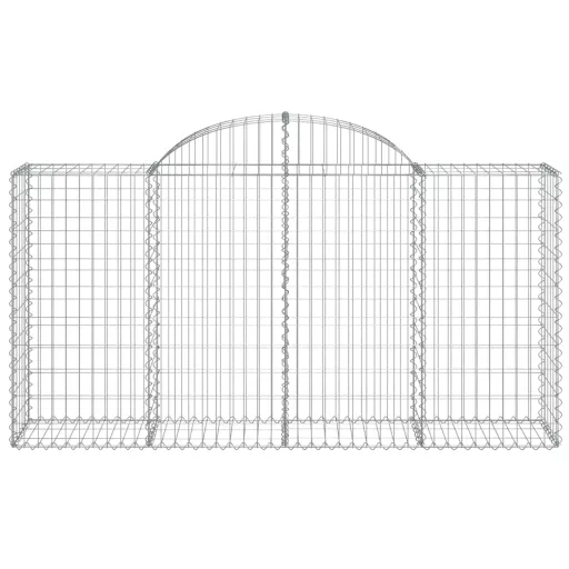 50 db íves horganyzott vas gabion kosár 200x50x100/120 cm