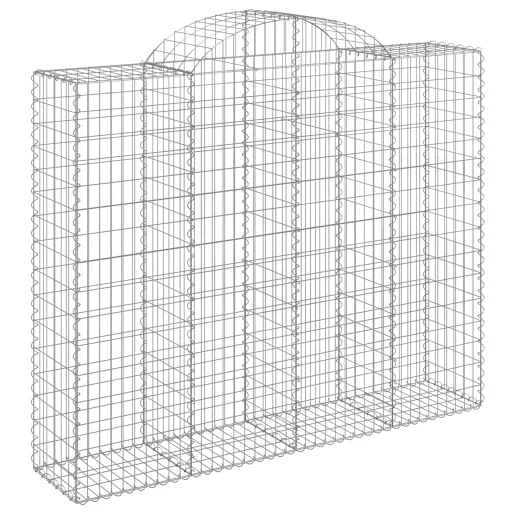 30 db íves horganyzott vas gabion kosár 200x50x160/180 cm