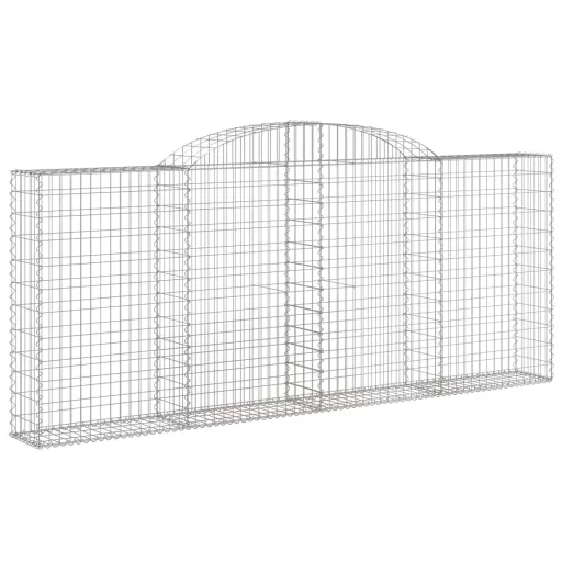 30 db íves horganyzott vas gabion kosár 300x30x120/140 cm