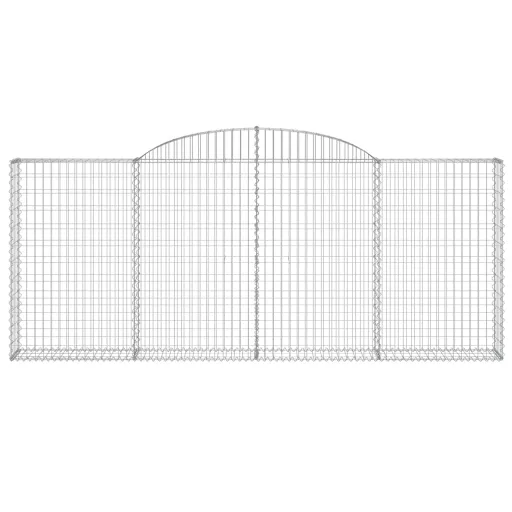 30 db íves horganyzott vas gabion kosár 300x30x120/140 cm