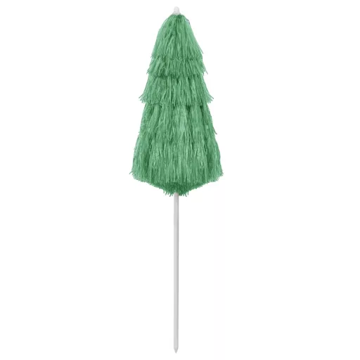 Zöld hawaii stílusú strandnapernyő 180 cm