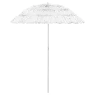Fehér hawaii stílusú strandnapernyő 180 cm