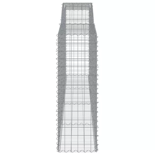 25 db íves horganyzott vas gabion kosár 400x50x140/160 cm