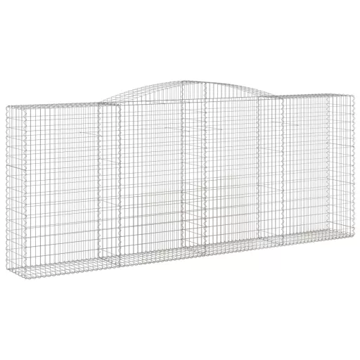 15 db íves horganyzott vas gabion kosár 400 x 50 x 160/180 cm