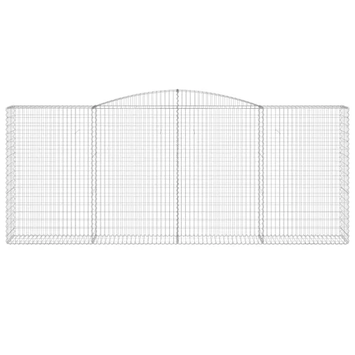 20 db íves horganyzott vas gabion kosár 400x50x160/180 cm