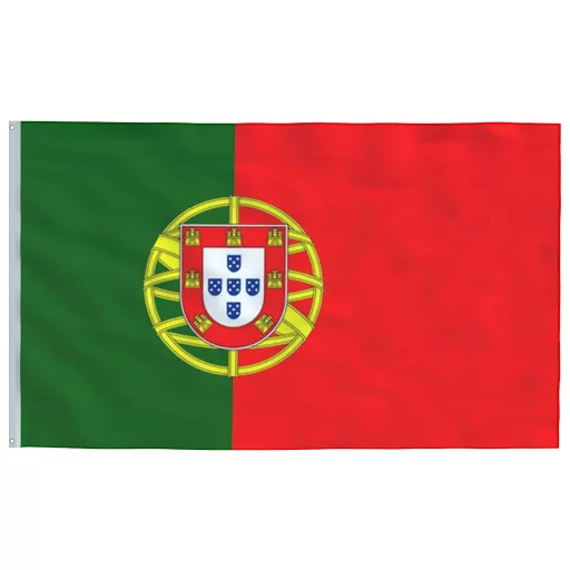 Alumínium portugál zászló és rúd 6,08 m