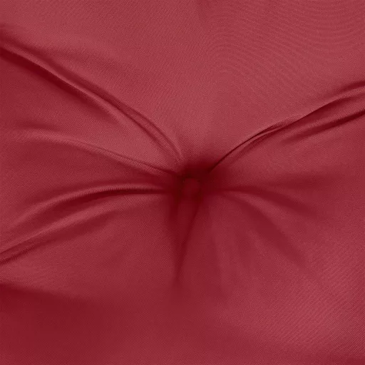 Bordó oxford szövet kerti padpárna 120 x (50+50) x 7 cm