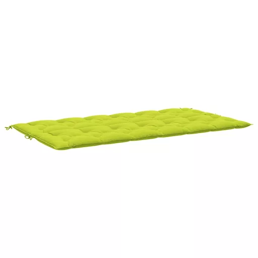 Élénkzöld oxford szövet kerti pad párna 200 x (50+50) x 7 cm