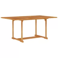 Tömör tíkfa kerti asztal 150 x 90 x 75 cm