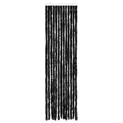 Antracitszürke zsenília rovarfüggöny 56 x 200 cm