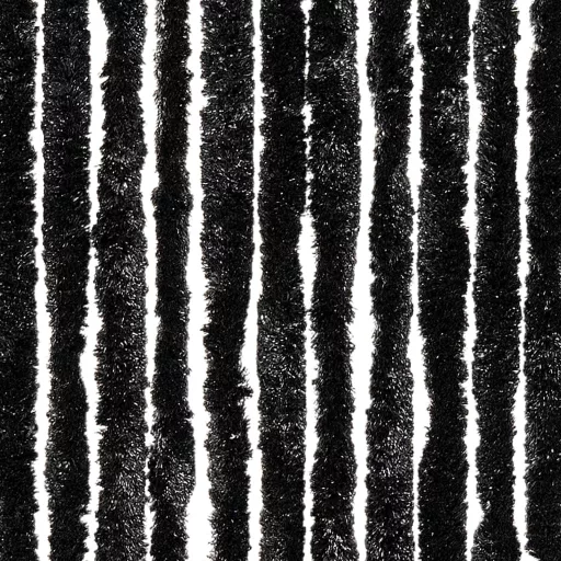 Antracitszürke zsenília rovarfüggöny 90 x 200 cm