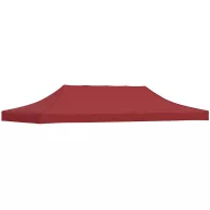 Burgundi vörös tető partisátorhoz 6 x 3 m 270 g/m²