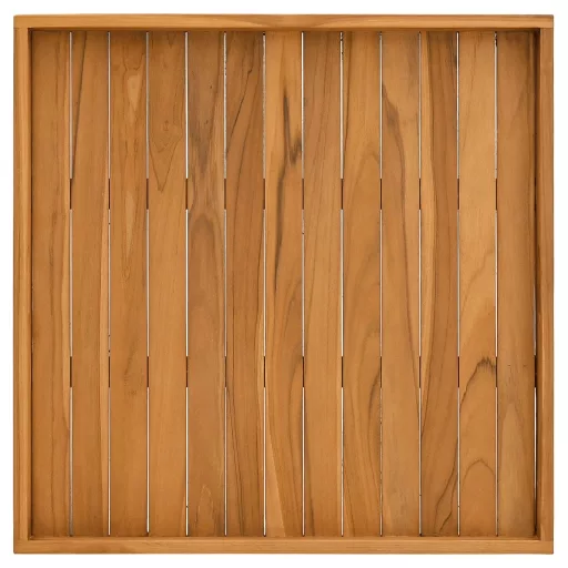 Tömör tíkfa tálalótálca 70 x 70 cm