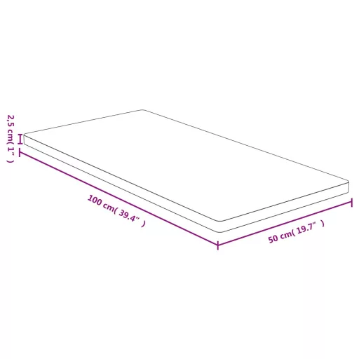 Bambusz asztallap 50 x 100 x 2,5 cm