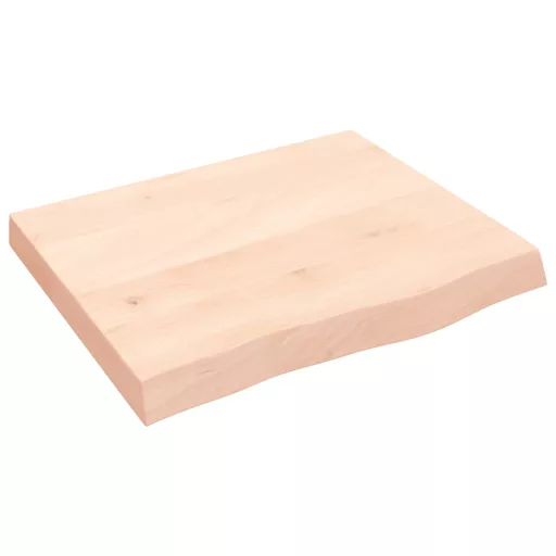Kezeletlen tömör tölgyfa asztallap 60x50x(2-6) cm