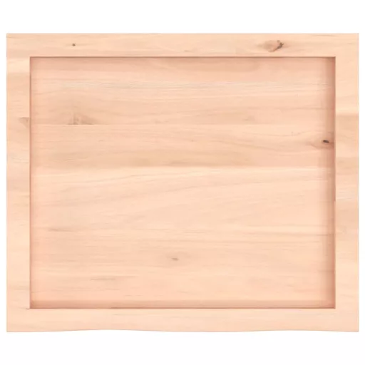 Kezeletlen tömör tölgyfa asztallap 60x50x(2-6) cm